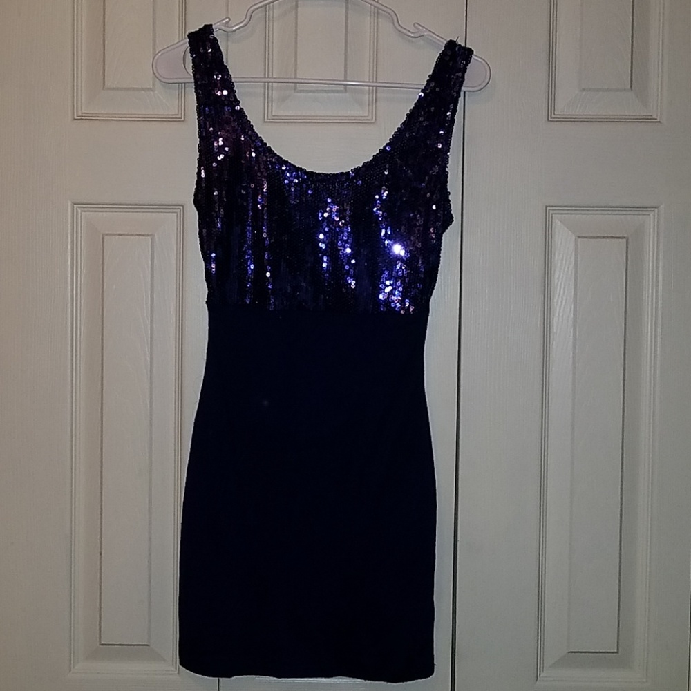 NWOT* Blue mini dress